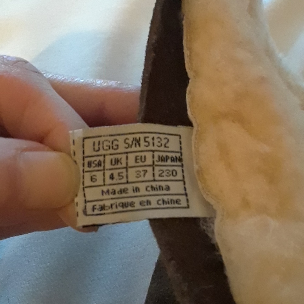 Ugg tall boots with buckle. Size 6